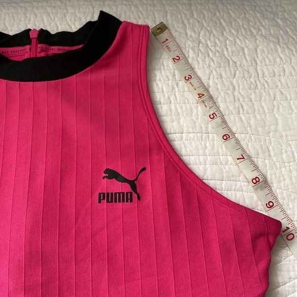 Puma Bodycon Cutout Mini Dress Hot Pink Black M NWT - Picture 16 of 17